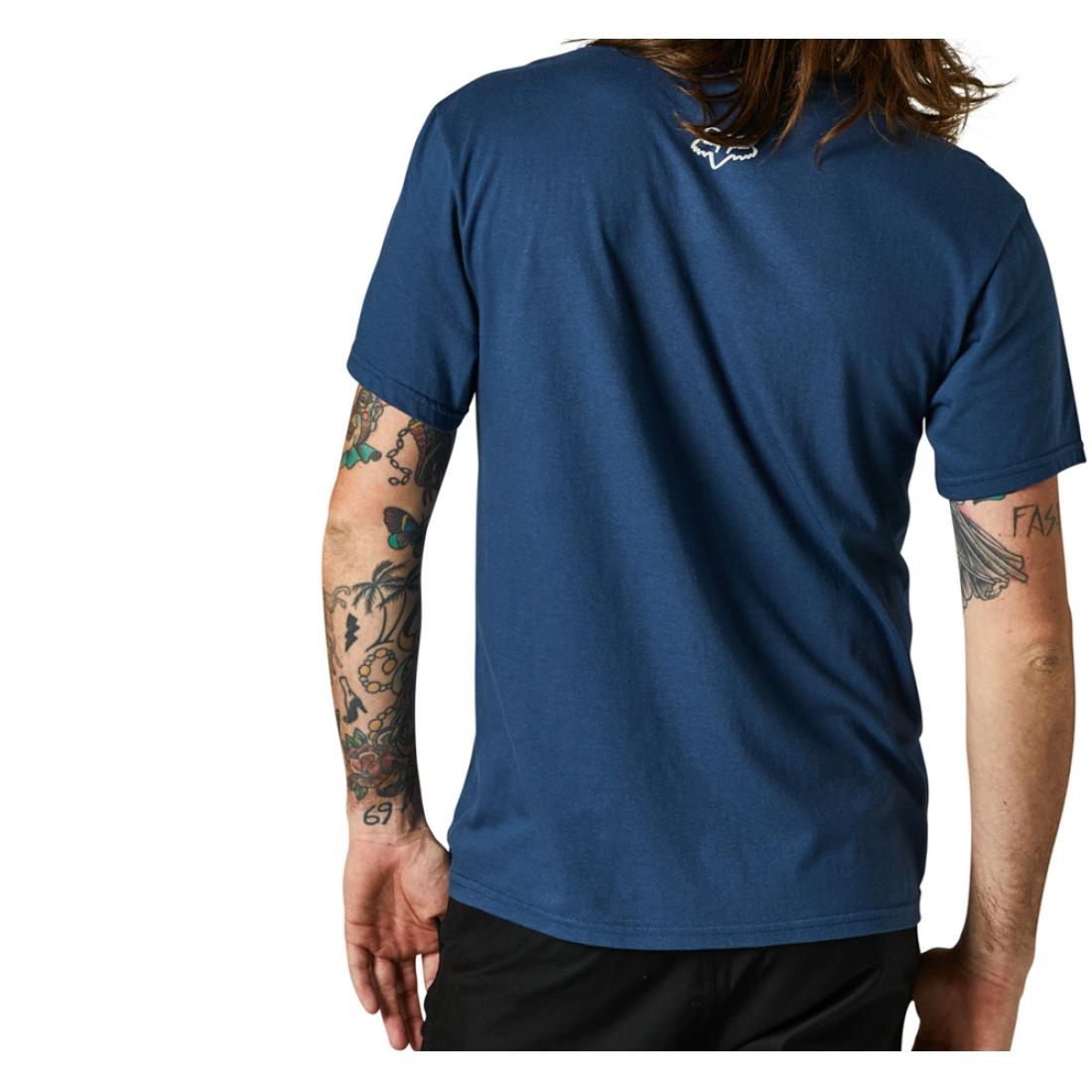 Single Track Ss Tee Dark Indigo